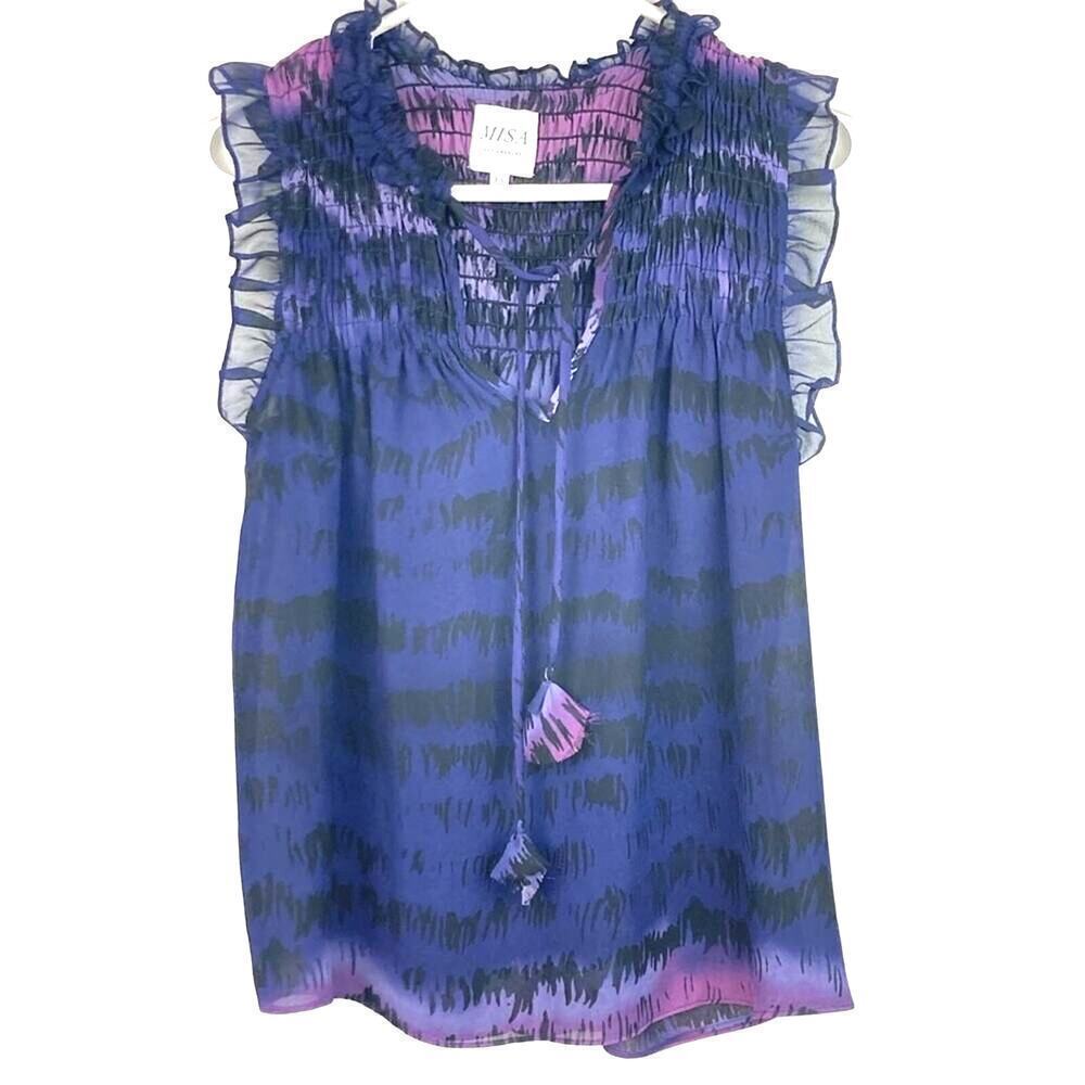 MISA Darcy Ombre Animal Print Top - Picture 2 of 16